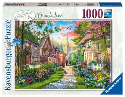 Church Lane Ravensburger 1000 Piece Jigsaw Puzzle