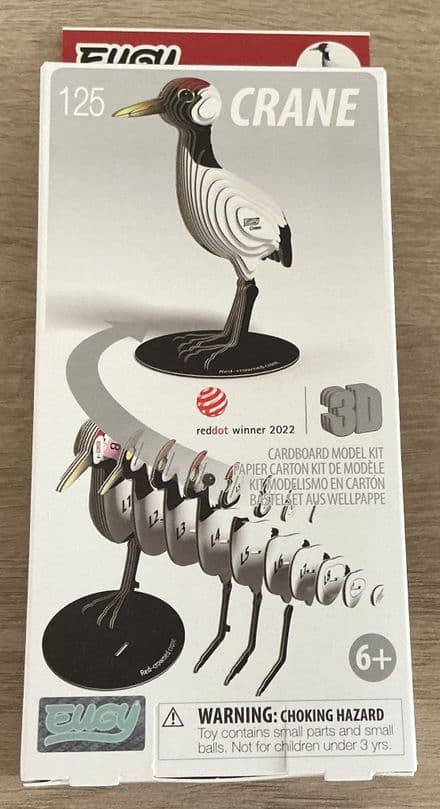 Crane Eugy 3D Cardboard Model Kit