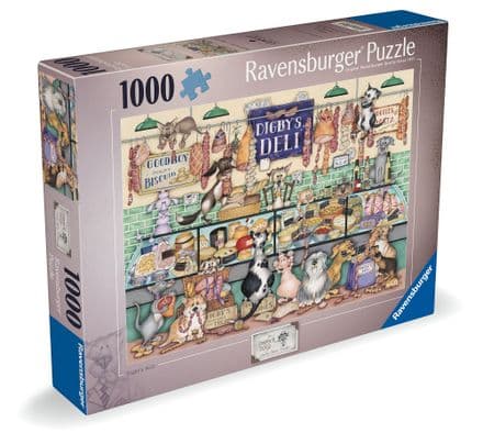 Digbys Deli Dapper Dogs Ravensburger 1000 Piece Jigsaw Puzzle