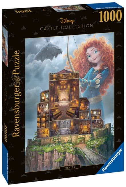 Disney Merida Castle Ravensburger 1000 Piece Jigsaw Puzzle