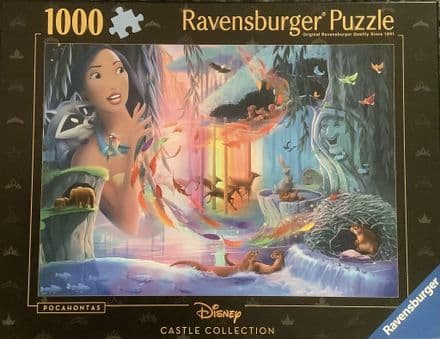Disney Pocahontas Castle Ravensburger 1000 Piece Jigsaw Puzzle