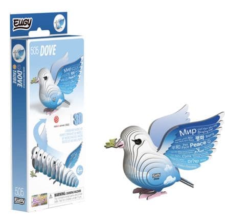 Dove Eugy 3D Cardboard Model Kit
