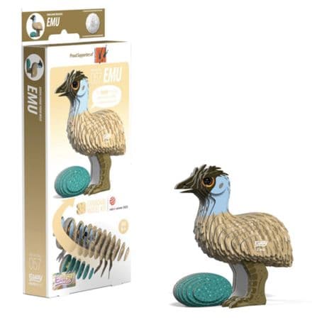 Emu Eugy 3D Cardboard Model Kit