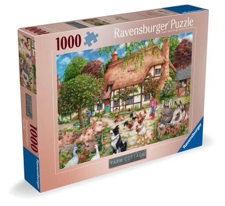 Farm Cottage Ravensburger 1000 Piece Jigsaw Puzzle