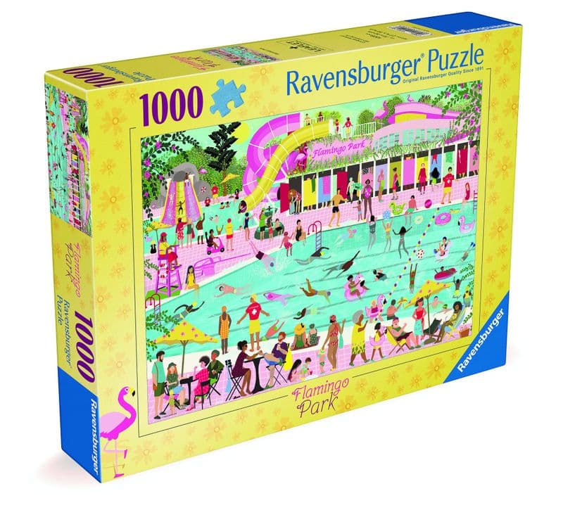 Flamingo Park Ravensburger 1000 Piece Jigsaw Puzzle