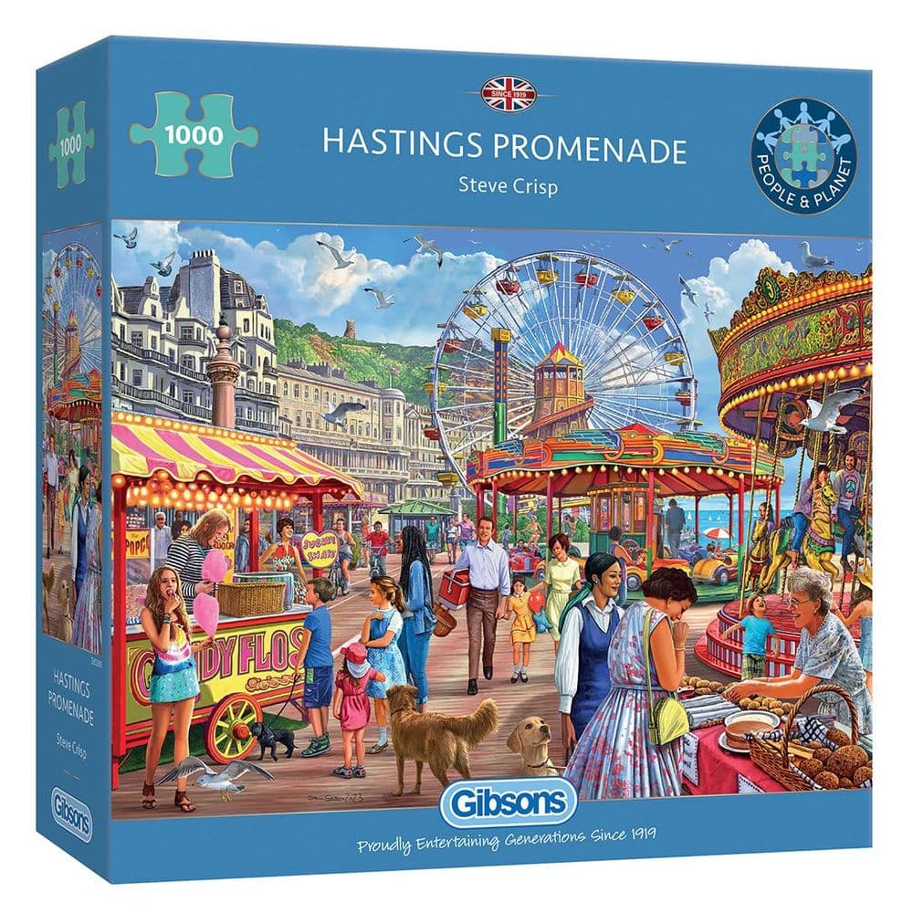 Hastings Promenade Gibsons 1000 Piece Jigsaw Puzzle