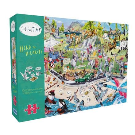 Herd Of Hilarity Gibsons 1000 Piece Jigsaw Puzzle
