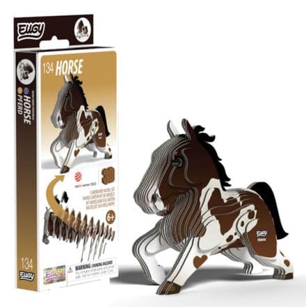 Horse Eugy 3D Cardboard Model Kit