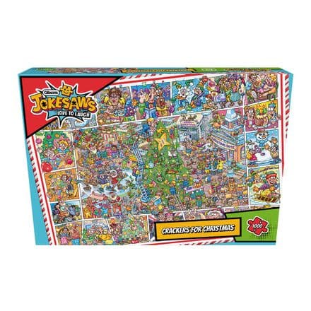 Jokesaws Crackers For Christmas Gibsons 1000 Piece Jigsaw Puzzle