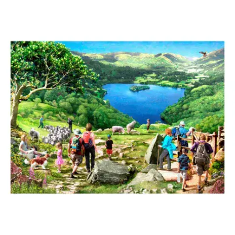 Lake View HOP BIG 500 XL Piece Jigsaw Puzzle