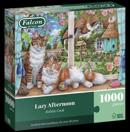 Lazy Afternoon Falcon 1000 Piece Jigsaw Puzzle