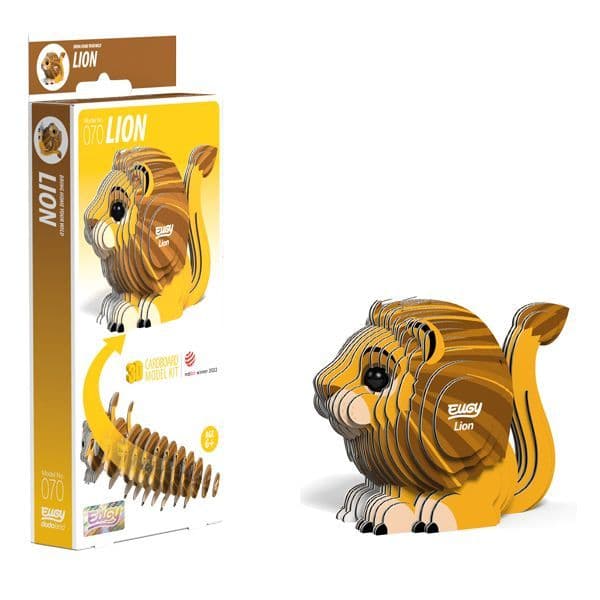 Lion Eugy 3D Cardboard Model Kit