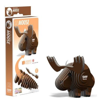 Moose Eugy 3D Cardboard Model Kit