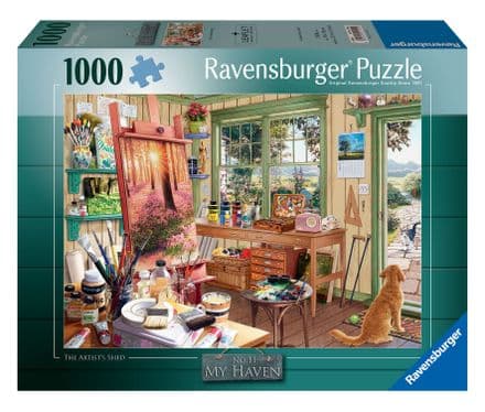 My Haven 11 The Artists Shed Ravensburger 1000 Piece Jigsaw Puzzle