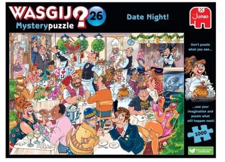 Mystery 26 Date Night Wasgij 1000 Piece Jigsaw Puzzle