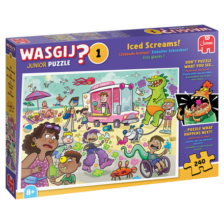 NEW Junior Wasgij #1 Iced Screams 240 Piece Jigsaw Puzzle