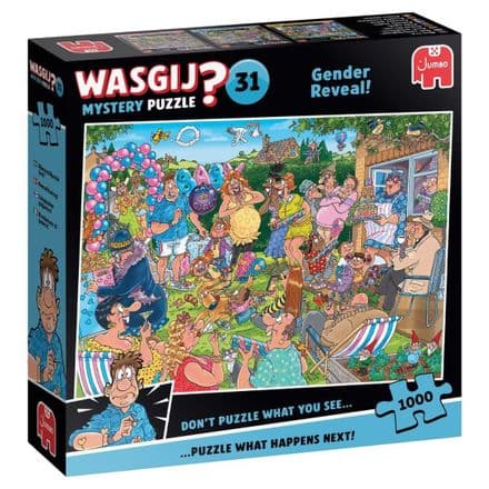 NEW  Mystery 31 Gender Reveal Wasgij 1000 Piece Jigsaw Puzzle