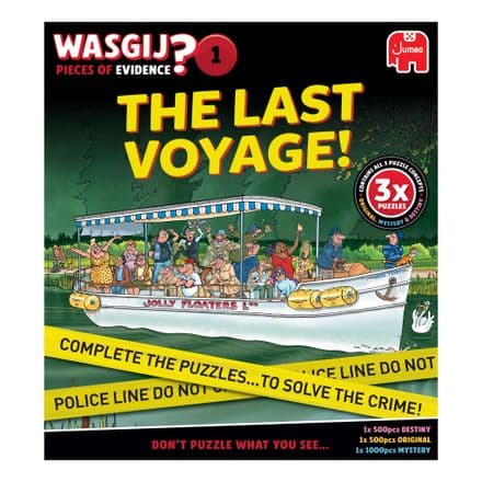 New Series The Last Voyage Wasgij Pieces Of Evidence 3 x Jigsaw Puzzles