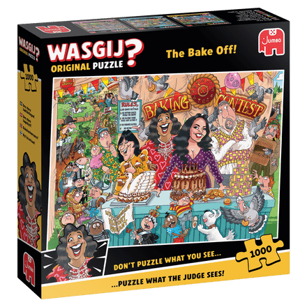 New The Bake Off Original Special Edition Wasgij 1000 Piece Jigsaw Puzzle