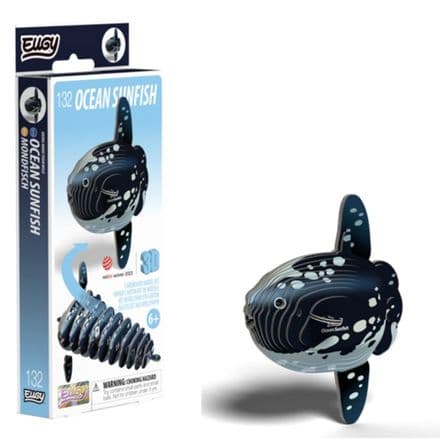 Ocean Sunfish Eugy 3D Cardboard Model Kit