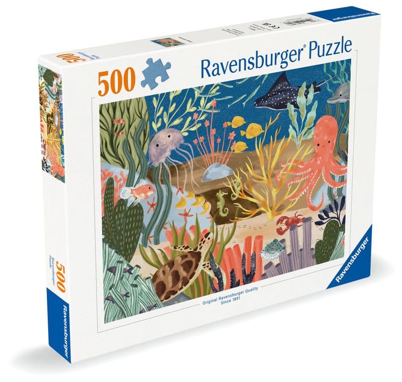 Ocean Whimsy Ravensburger 500 Piece Jigsaw Puzzle