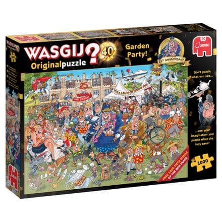 Original 40 Garden Party Wasgij 1000 Piece Jigsaw Puzzle