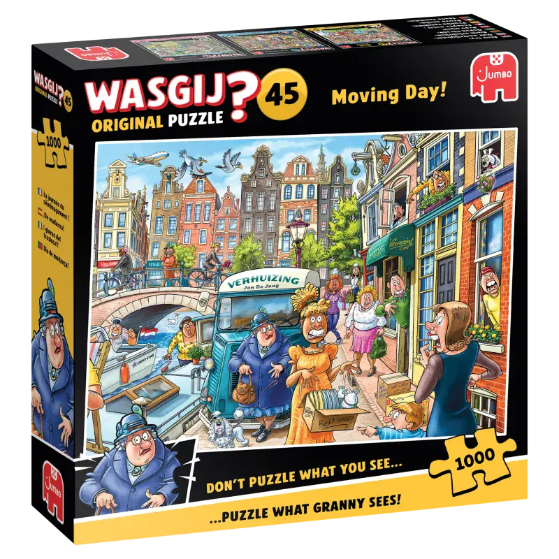 Original 45 Moving Day  Wasgij 1000 Piece Jigsaw Puzzle