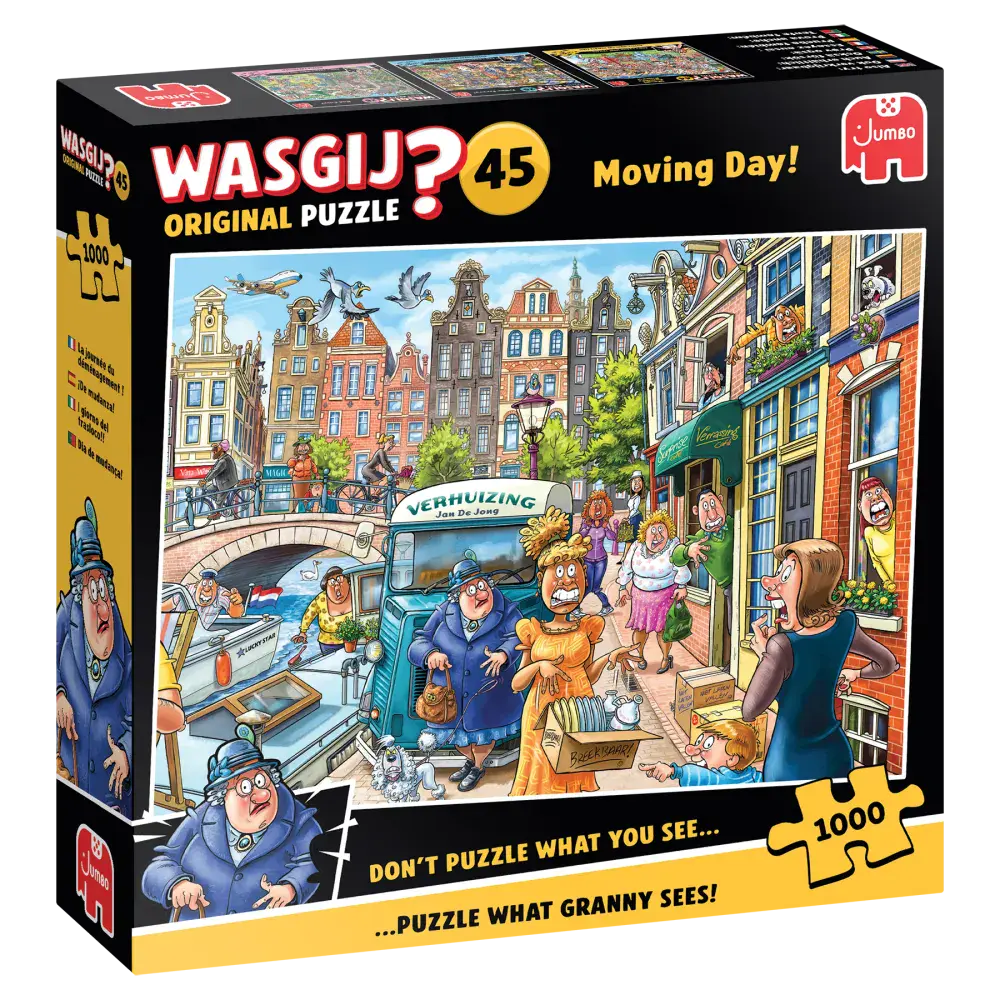 Original 45 Moving Day Wasgij 1000 Piece Jigsaw Puzzle original-45-moving-day-wasgij-1000-piece-jigsaw-puzzle