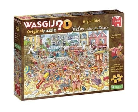 Original 8 Retro High Tide Wasgij 1000 Piece Jigsaw Puzzle