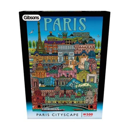 Paris Cityscape Gibsons 500 Piece Jigsaw Puzzle