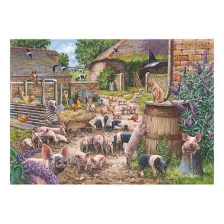 Piglet Pandemonium HOP 500 Piece Jigsaw Puzzle