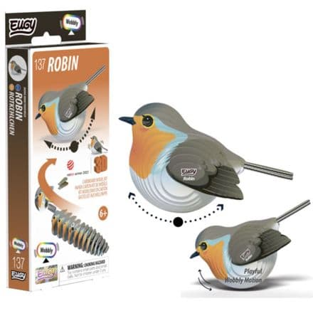 Robin Eugy 3D Cardboard Model Kit