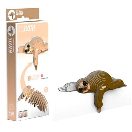 Sloth Eugy 3D Cardboard Model Kit