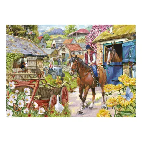 Stepping Out HOP BIG 500 XL Piece Jigsaw Puzzle