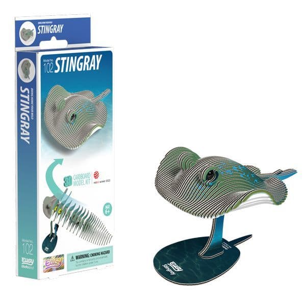 Stingray Eugy 3D Cardboard Model Kit