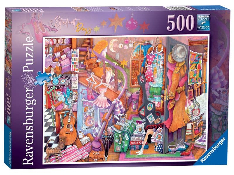 Student Days Ravensburger 500 Piece Jigsaw Puzzle