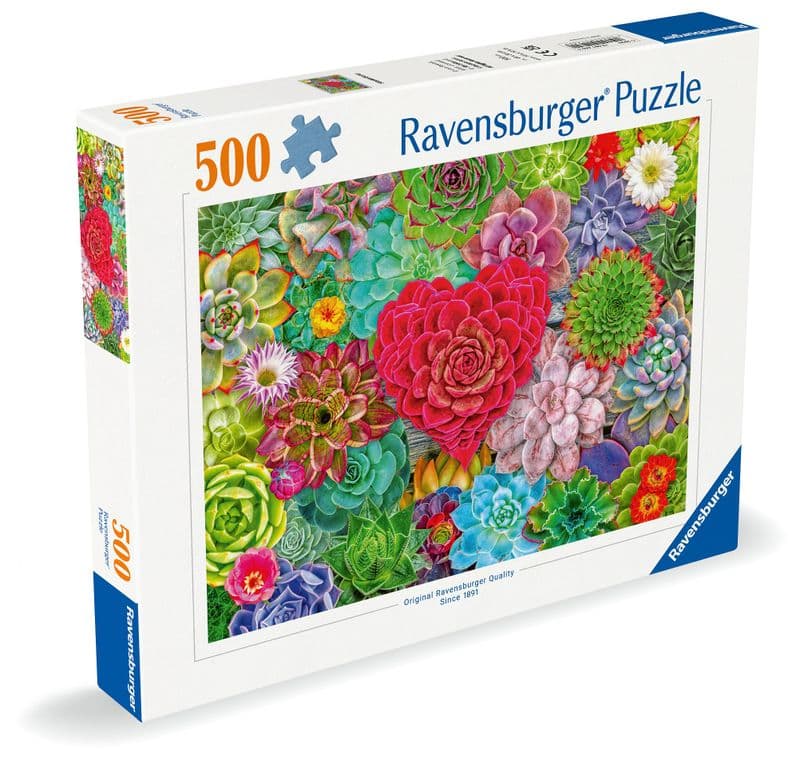 Succulent Love Ravensburger 500 Piece Jigsaw Puzzle