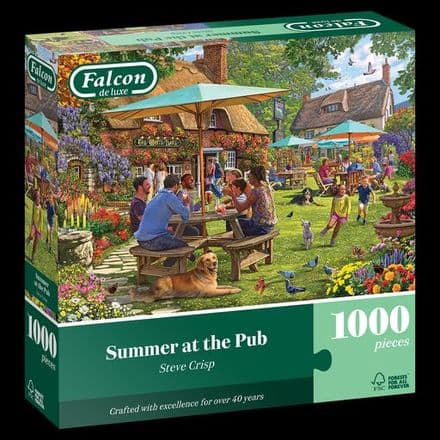 Summer At The Pub Falcon 1000 Piece Jigsaw Puzzle