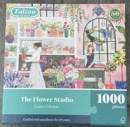 The Flower Studio Falcon 1000 Piece Jigsaw Puzzle