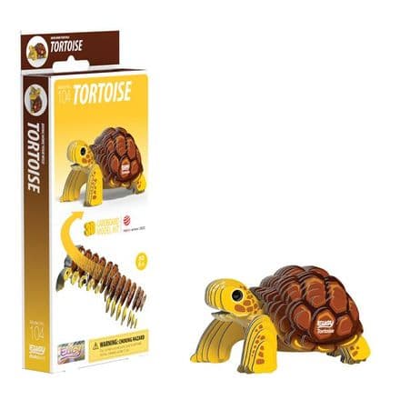 Tortoise Eugy 3D Cardboard Model Kit