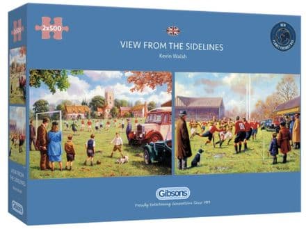 View From The Sidelines Gibsons 2x500 Piece Jigsaw Puzzles