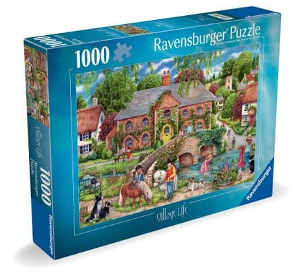 Village Life Ravensburger 1000 Piece Jigsaw Puzzle
