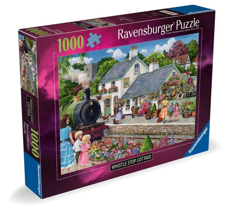 Whistle Stop Cottage Ravensburger 1000 Piece Jigsaw Puzzle