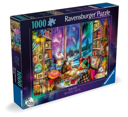 Winter Reading Nook Ravensburger 1000 Piece Jigsaw Puzzle