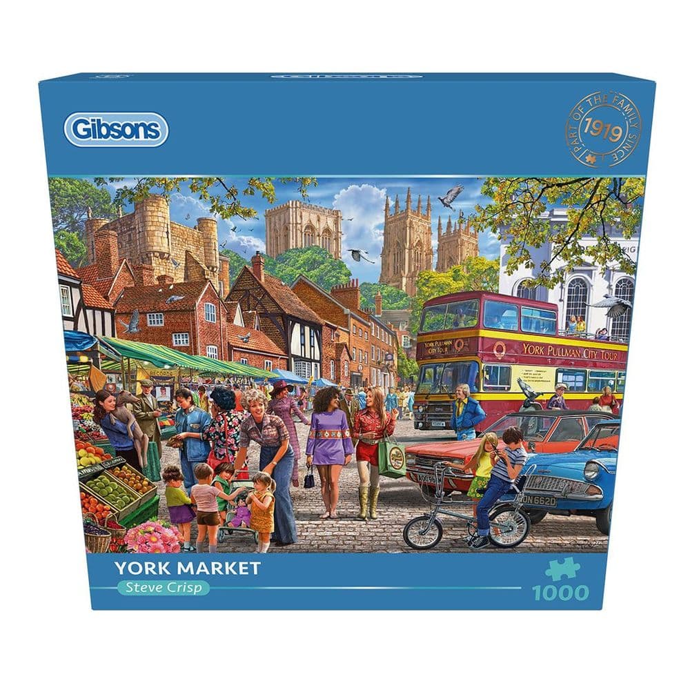 York Market Gibsons 1000 Piece Jigsaw Puzzle