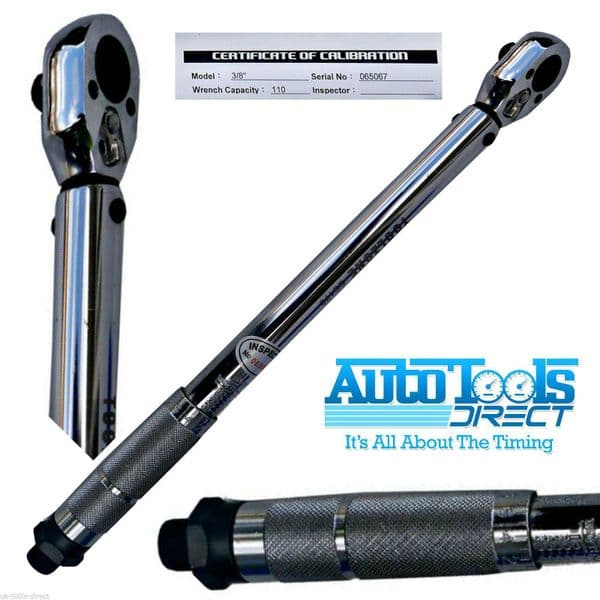3 8 Drive Torque Wrench Calibrated Range 20 110Nm Certificate Of