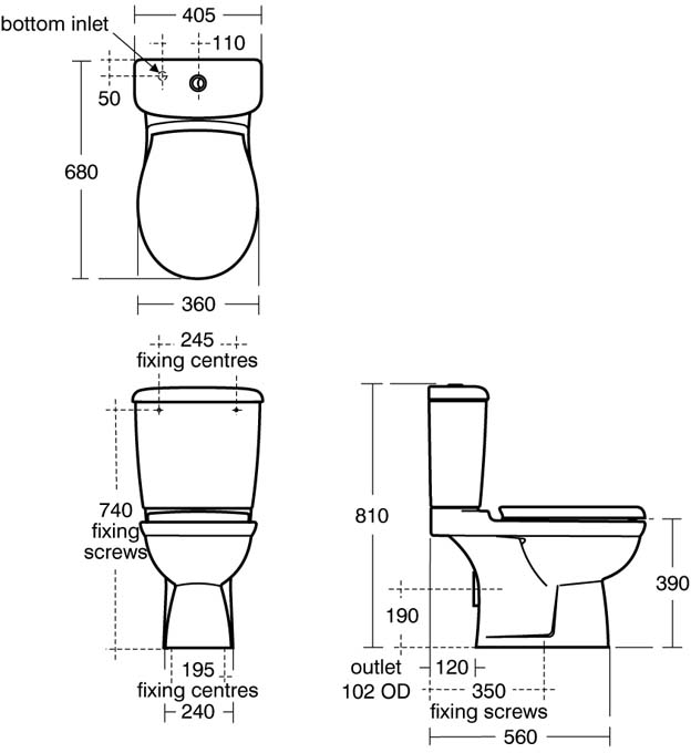 Ideal Standard Alto Seat And Cover E759001