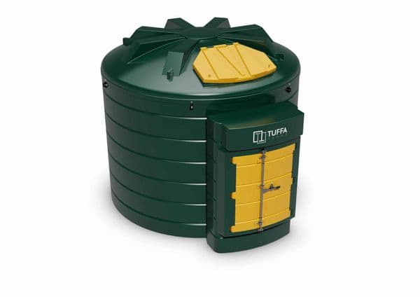 Tuffa 10000 Litre Circular Waste Oil Tank - Plastic Bunded