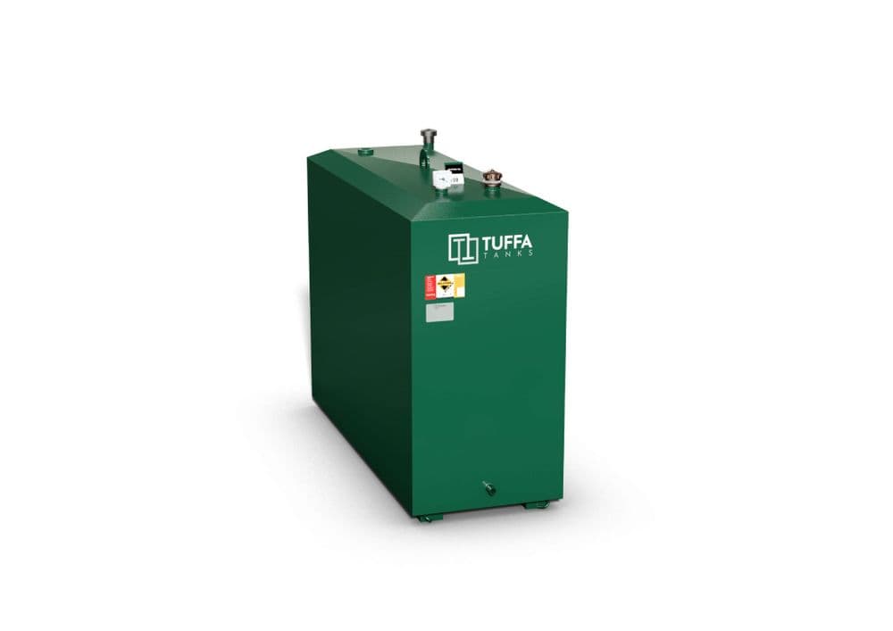 Tuffa 1100 Litre Steel Oil Tank - Steel Bunded