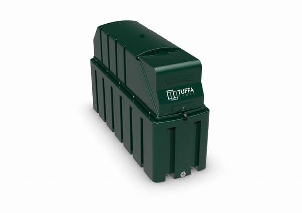 Tuffa 1350 Litre Plastic Bunded Oil Tank - Fire Protected